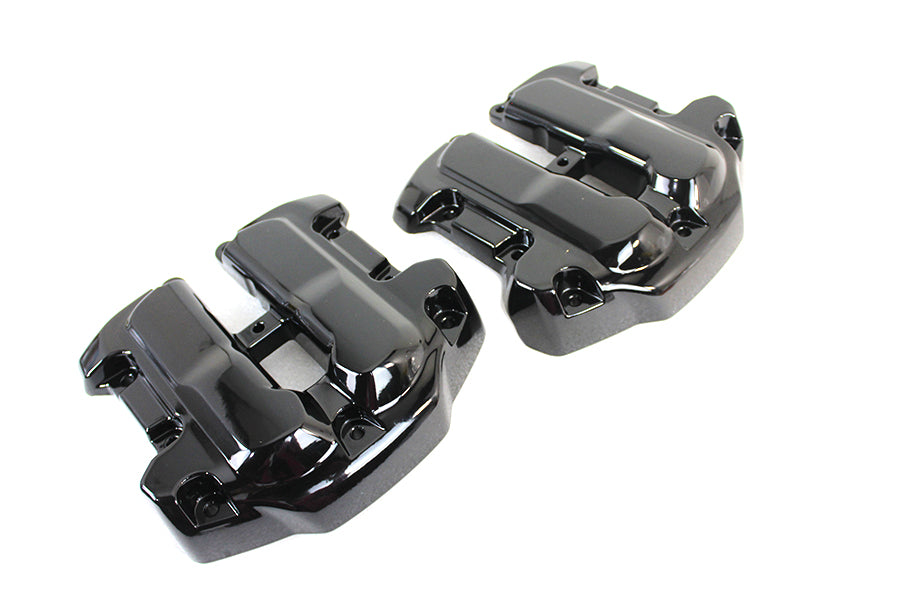 V-Twin Manufacturing M8 Rocker Box Cover Set Black - additional view 4