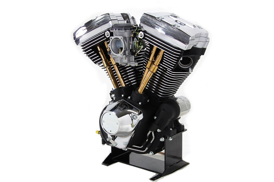 V-Twin Manufacturing Pushrod Cover Kit Titanium - additional view 3