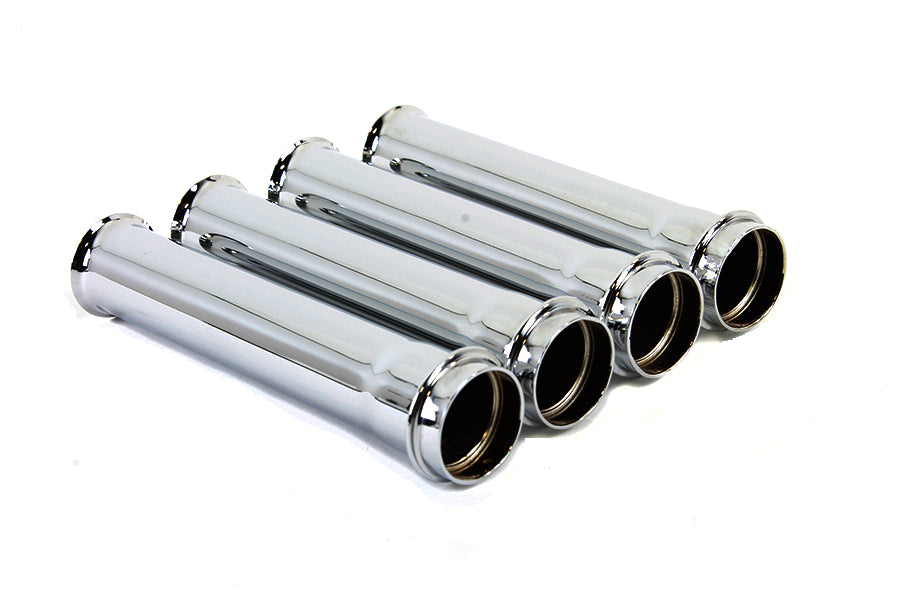 V-Twin Manufacturing M8 Lower Pushrod Cover Set Chrome - additional view 3