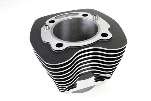 V-Twin Manufacturing 96 Twin Cam Stock Replacement Cylinder Black