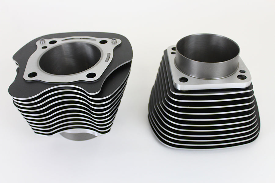 V-Twin Manufacturing M-8 Big Bore Black Cylinder Set