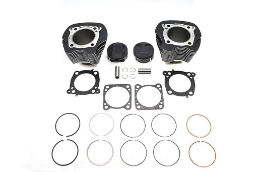 V-Twin Manufacturing M8 128 Big Bore Bolt On Cylinder Kit Black - additional view 2