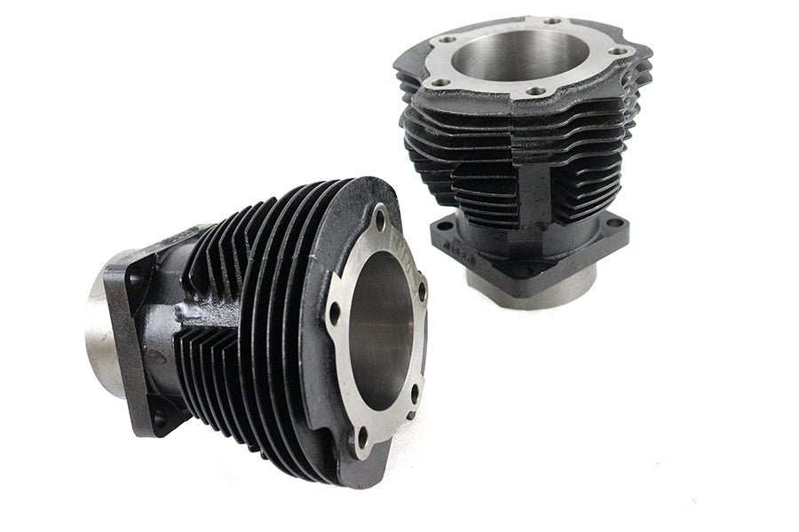 V-Twin Manufacturing Replica 74 Knucklehead Cylinder Set Black - additional view 3