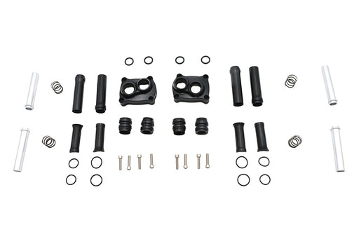 V-Twin Manufacturing M8 Pushrod Cover Kit Black