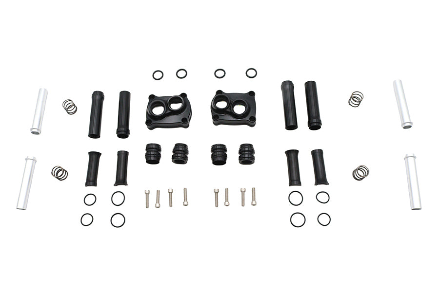 V-Twin Manufacturing M8 Pushrod Cover Kit Black