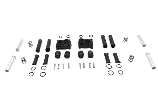 V-Twin Manufacturing M8 Pushrod Cover Kit Black - additional view 2