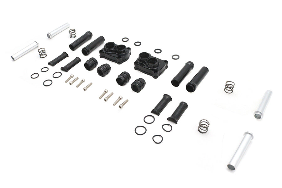 V-Twin Manufacturing M8 Pushrod Cover Kit Black - additional view 3