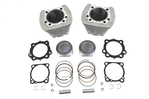 V-Twin Manufacturing 1270cc Cylinder and Piston Conversion Kit Silver