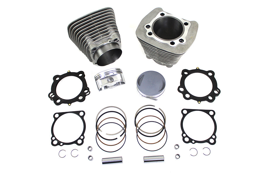 V-Twin Manufacturing 1270cc Cylinder and Piston Conversion Kit Silver - additional view 2