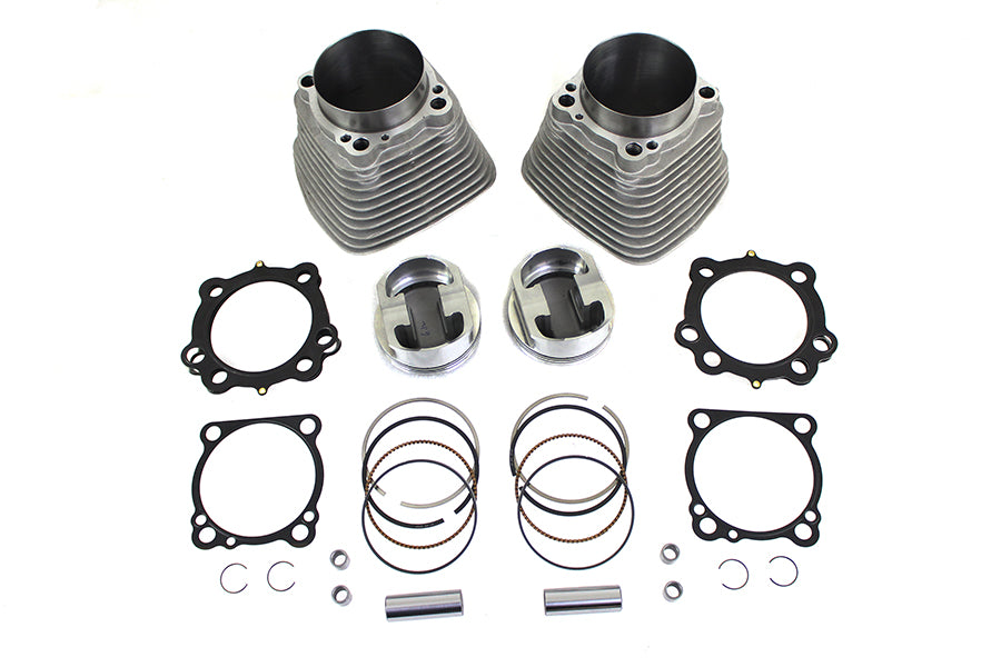 V-Twin Manufacturing 1270cc Cylinder and Piston Conversion Kit Silver - additional view 3