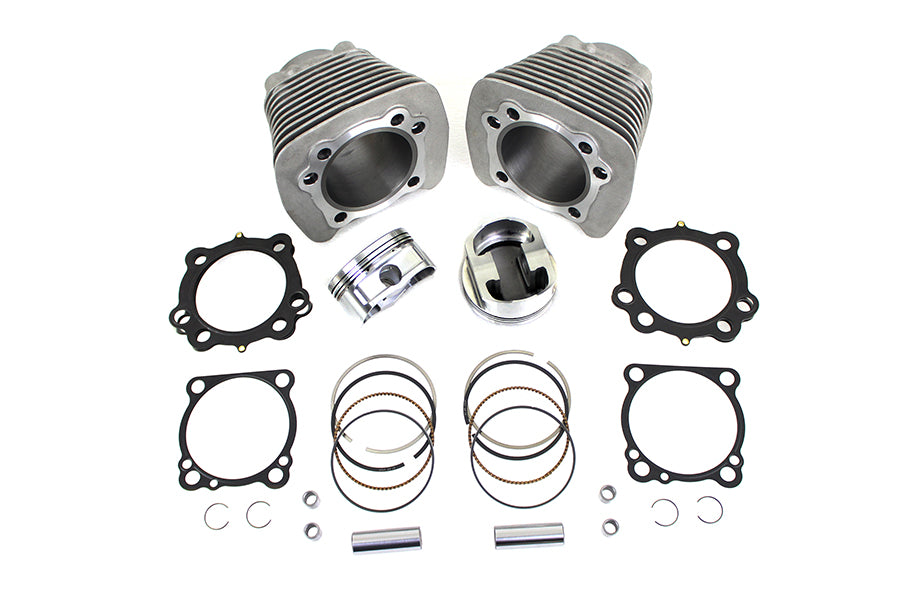 V-Twin Manufacturing 1270cc Cylinder and Piston Conversion Kit Silver - additional view 4