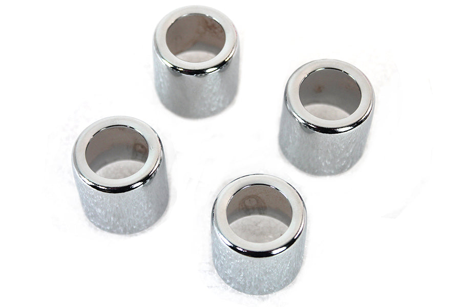 V-Twin Manufacturing Pushrod Cover Cup Set Chrome