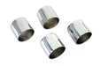 V-Twin Manufacturing Pushrod Cover Cup Set Chrome - additional view 2