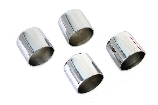 V-Twin Manufacturing Pushrod Cover Cup Set Chrome - additional view 2