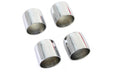 V-Twin Manufacturing Pushrod Cover Cup Set Chrome - additional view 4