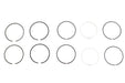 Rowe 3-1/2 Evolution Piston Ring Set.010 Oversize - additional view 4