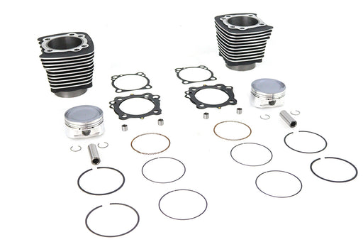 V-Twin Manufacturing 1270cc Cylinder and Piston Conversion Kit Black - additional view 2