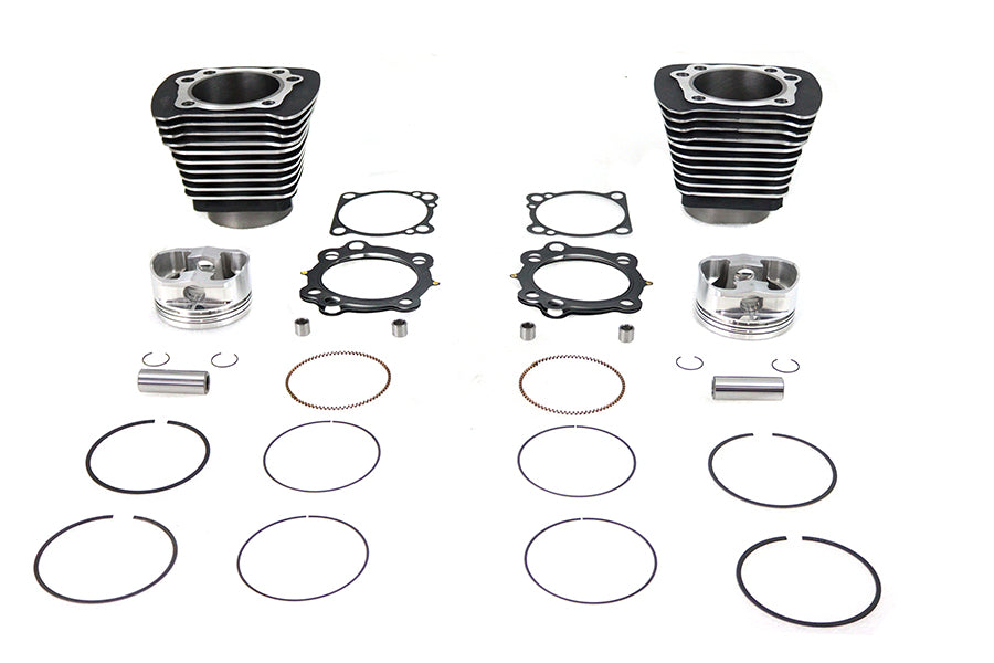 V-Twin Manufacturing 1270cc Cylinder and Piston Conversion Kit Black - additional view 4