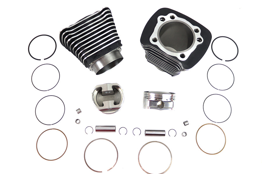 V-Twin Manufacturing 1270cc Cylinder and Piston Conversion Kit Black - additional view 3