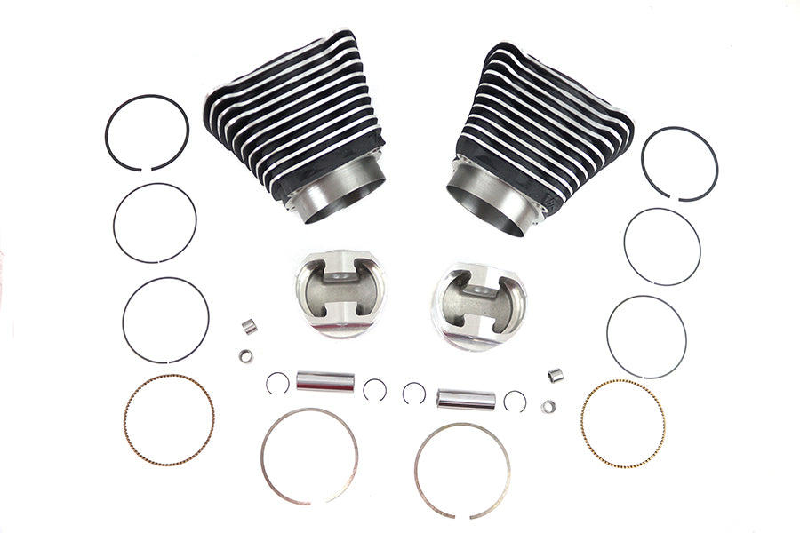 V-Twin Manufacturing 1270cc Cylinder and Piston Conversion Kit Black - additional view 4