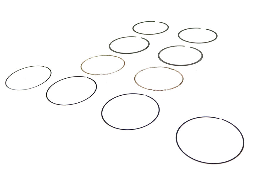 Hastings Rings 107 M8 Moly Piston Ring Set Standard - additional view 3