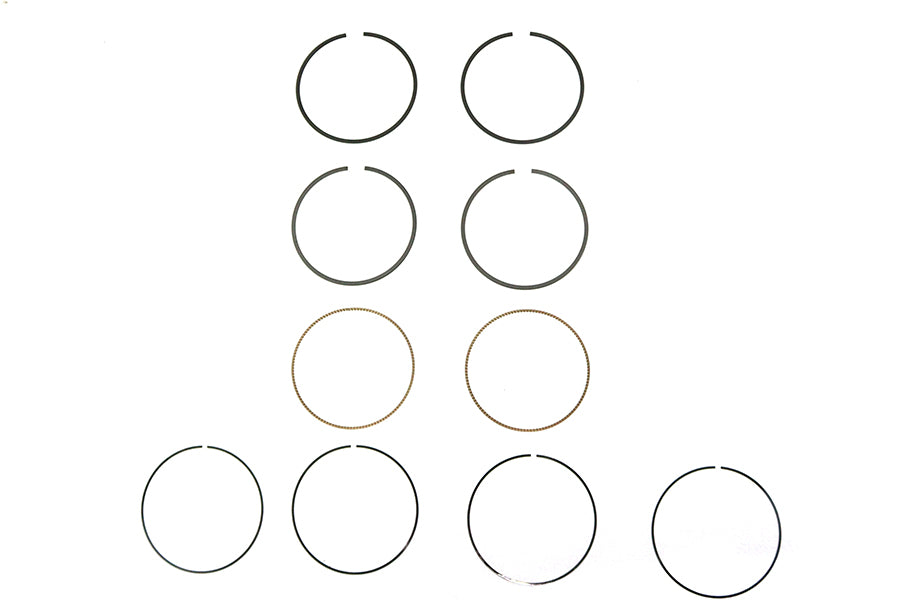 Hastings Rings 107 M8 Moly Piston Ring Set Standard - additional view 4