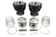 V-Twin Manufacturing Replica 74 Knucklehead Cylinder Kit Black