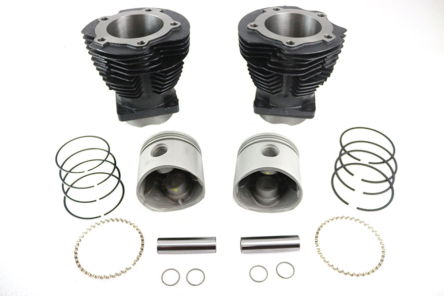 V-Twin Manufacturing Replica 74 Knucklehead Cylinder Kit Black - additional view 2