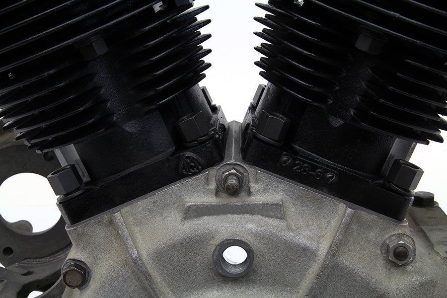 V-Twin Manufacturing Replica 74 Knucklehead Cylinder Kit Black - additional view 3