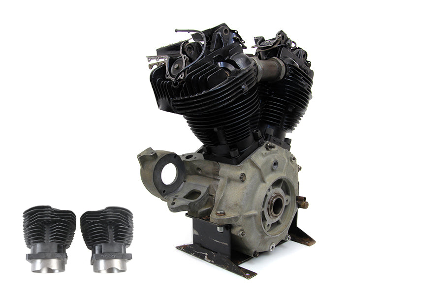 V-Twin Manufacturing Replica 74 Knucklehead Cylinder Kit Black - additional view 4