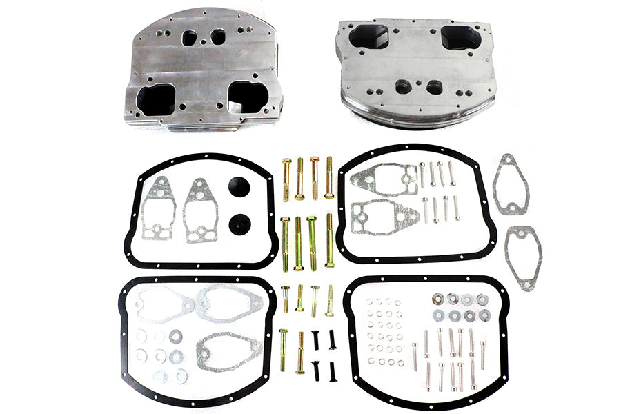 V-Twin Manufacturing Panhead Evolution Rocker Box Set Black - additional view 4