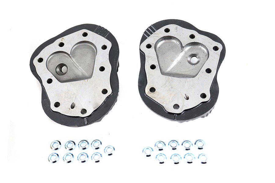 V-Twin Manufacturing Raw Iron Cylinder Head Set - additional view 3