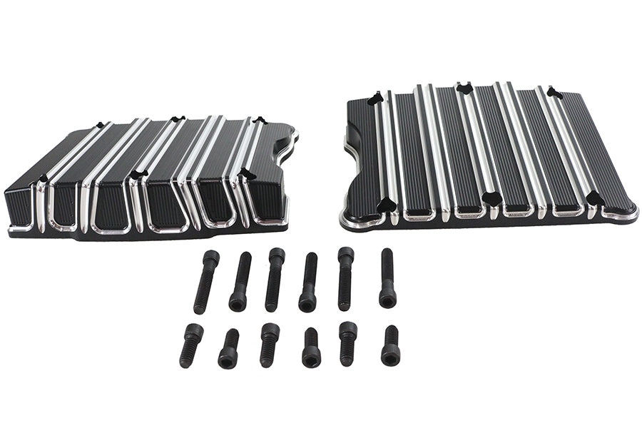 V-Twin Manufacturing Twin Cam Rocker Box Cover Set