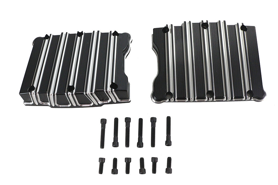 V-Twin Manufacturing Twin Cam Rocker Box Cover Set - additional view 2