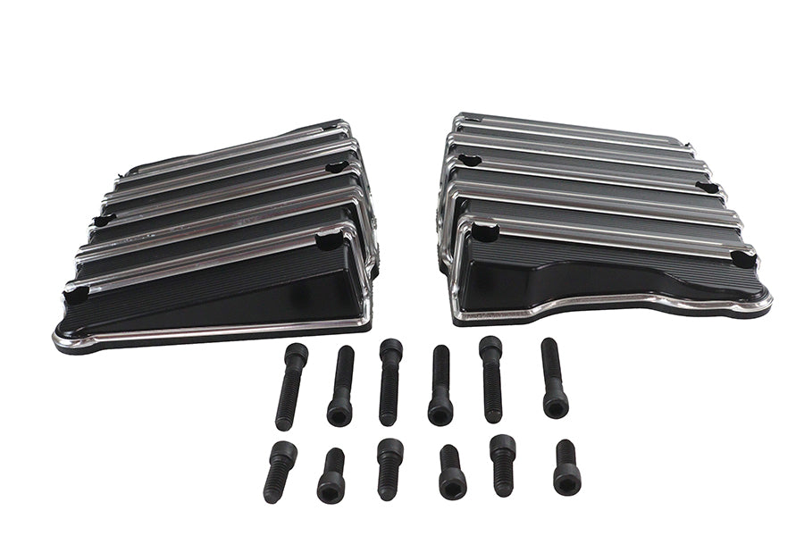 V-Twin Manufacturing Twin Cam Rocker Box Cover Set - additional view 3