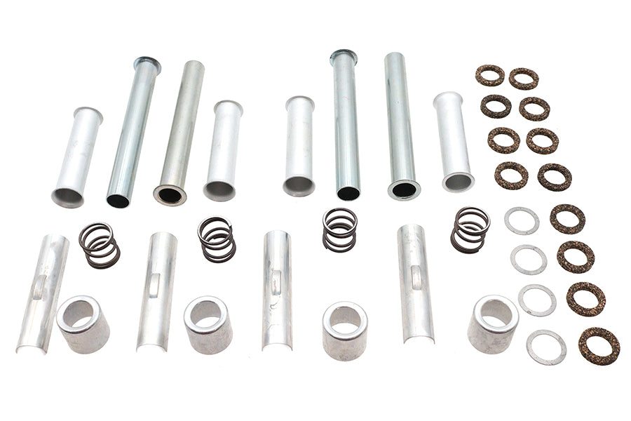 V-Twin Manufacturing Knucklehead Pushrod Cover Kit Cadmium