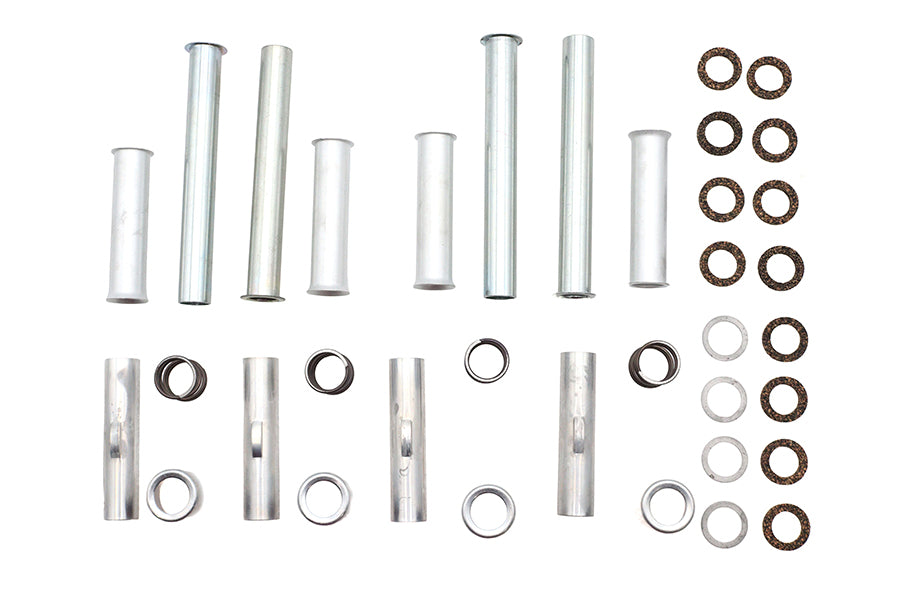 V-Twin Manufacturing Knucklehead Pushrod Cover Kit Cadmium - additional view 2