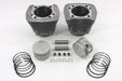 V-Twin Manufacturing Replica 1200cc Cylinder and Piston Kit Silver