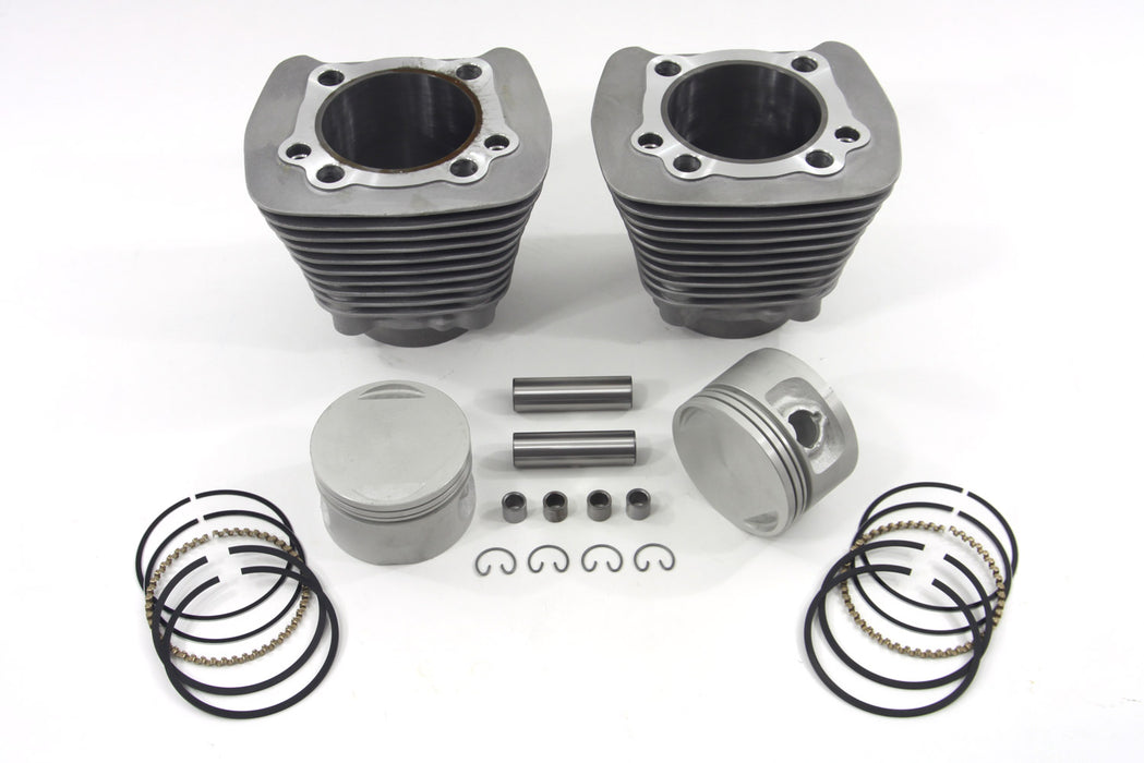 V-Twin Manufacturing Replica 1200cc Cylinder and Piston Kit Silver - additional view 3