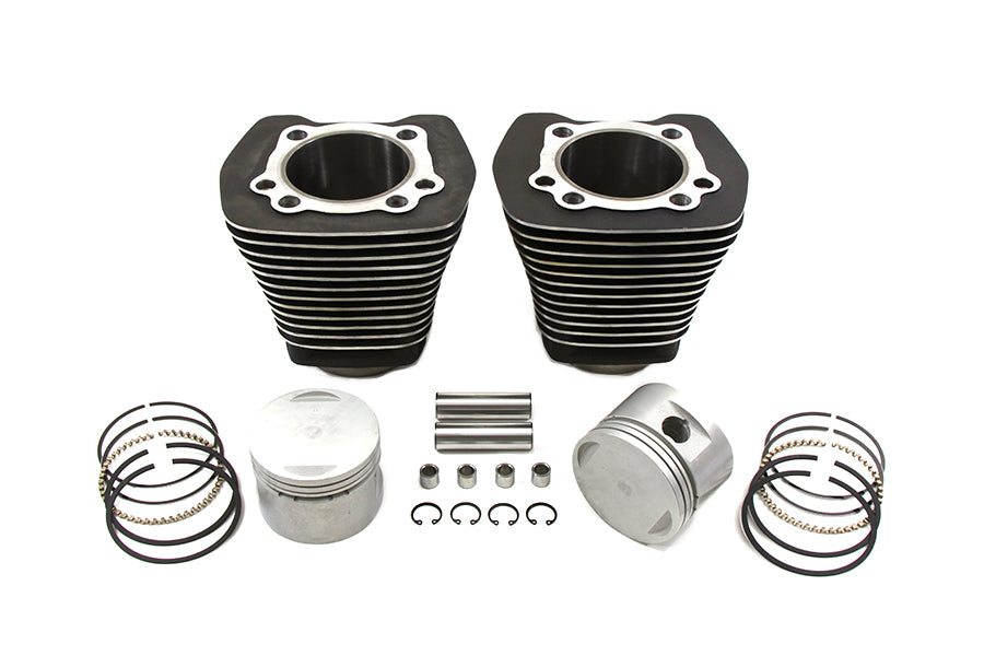 V-Twin Manufacturing Evolution Cylinder and Piston Kit Black - additional view 3