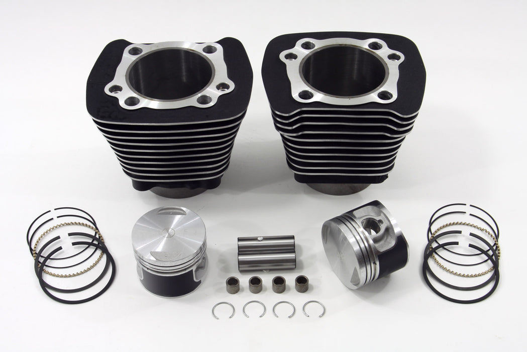 V-Twin Manufacturing XL 1200cc Cylinder and Piston Kit Black