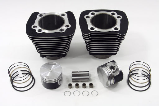 V-Twin Manufacturing XL 1200cc Cylinder and Piston Kit Black