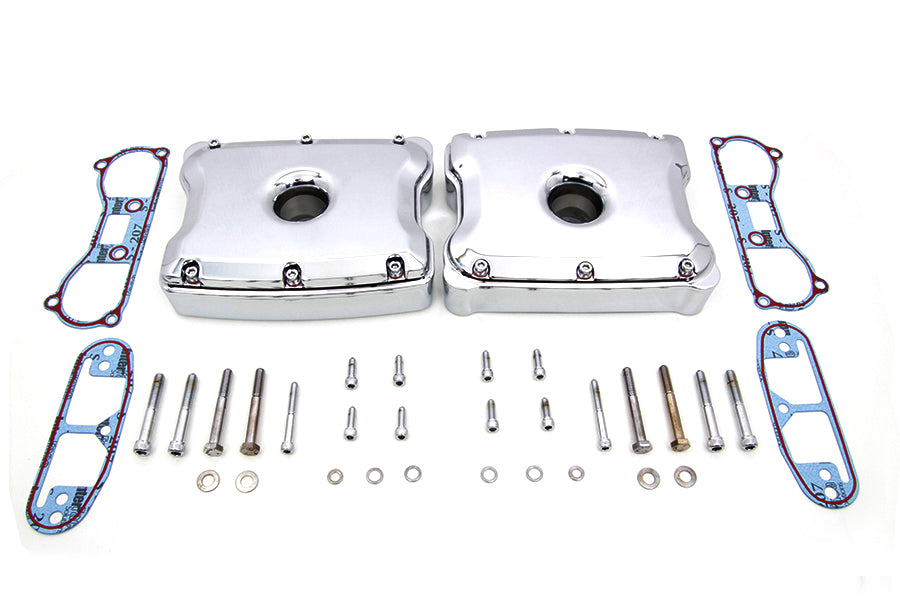 V-Twin Manufacturing Chrome Rocker Box Set