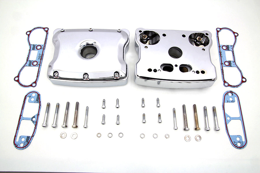 V-Twin Manufacturing Chrome Rocker Box Set - additional view 3
