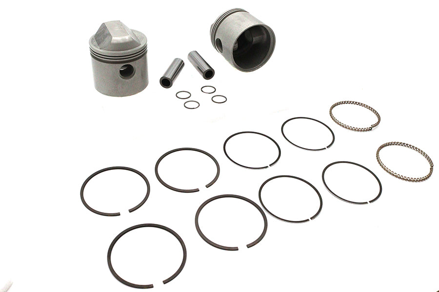 V-Twin Manufacturing Replica 900cc 3 Piston Set.040 Oversize - additional view 3