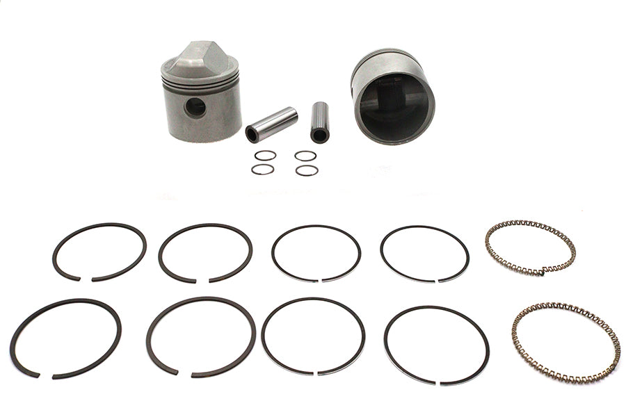 V-Twin Manufacturing Replica 900cc 3 Piston Set.060 Oversize