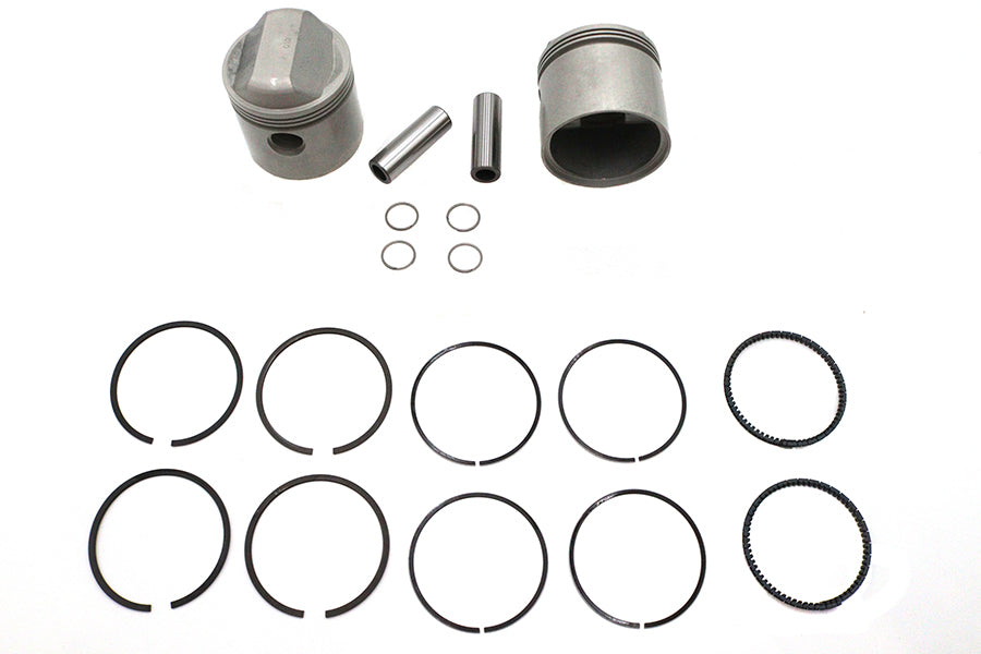 V-Twin Manufacturing Replica 1000cc 3-3/16 Piston Set.050 Oversize - additional view 2