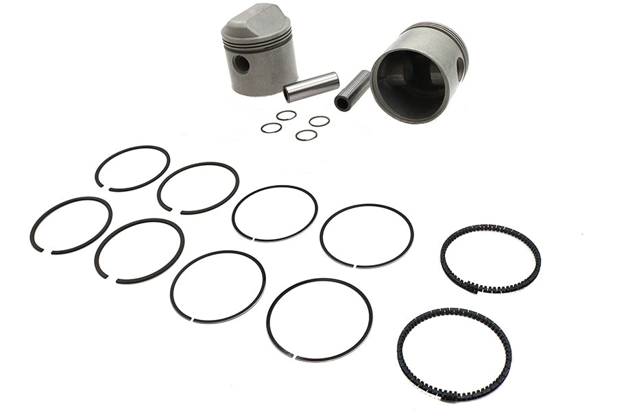 V-Twin Manufacturing Replica 1000cc 3-3/16 Piston Set.050 Oversize - additional view 4