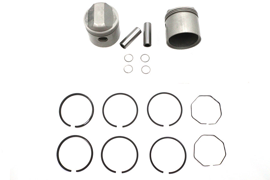 V-Twin Manufacturing Replica 1000cc 3-3/16 Piston Set.070 Oversize - additional view 2