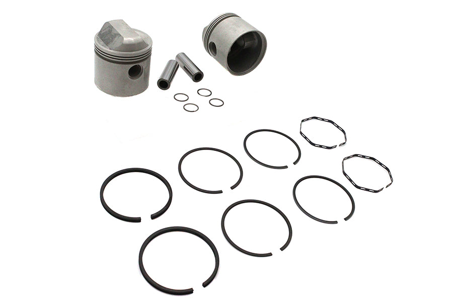 V-Twin Manufacturing Replica 1000cc 3-3/16 Piston Set.070 Oversize - additional view 3